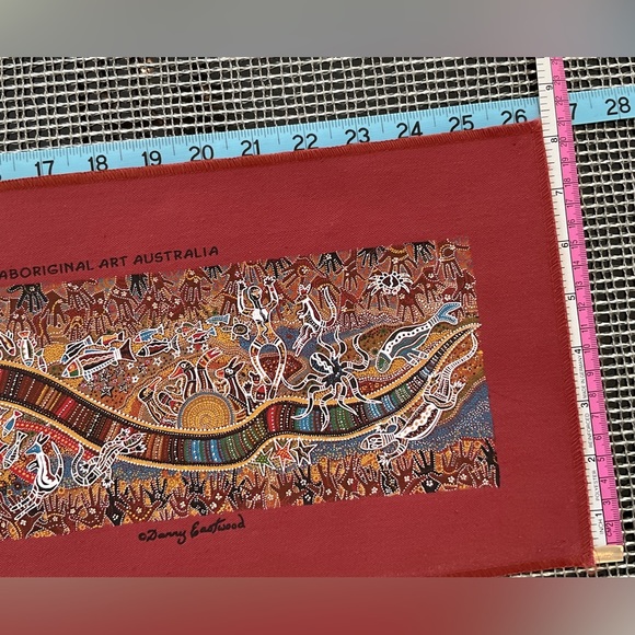 Vintage Australian Aboriginal Art titled Rainbow Serpent by Danny Eastwo… - Picture 4 of 8